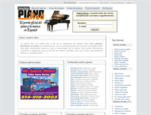 Tablet Screenshot of pianored.com